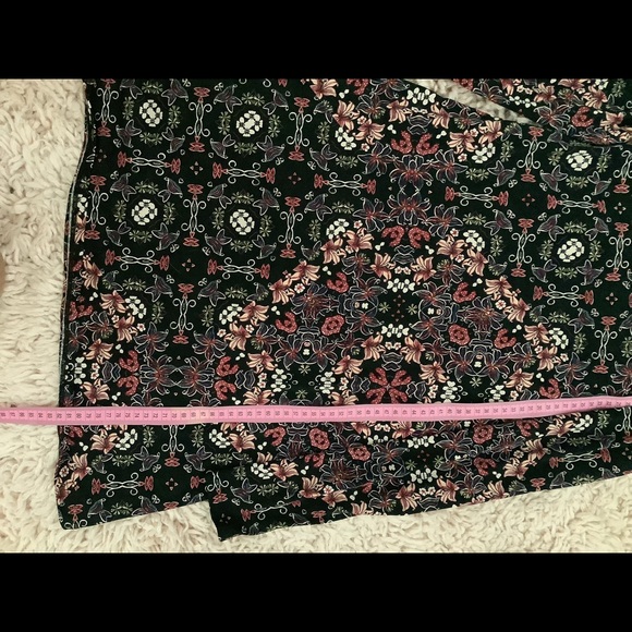 BCBGeneration Mini Dress Navy Print Size XS - Picture 3 of 5